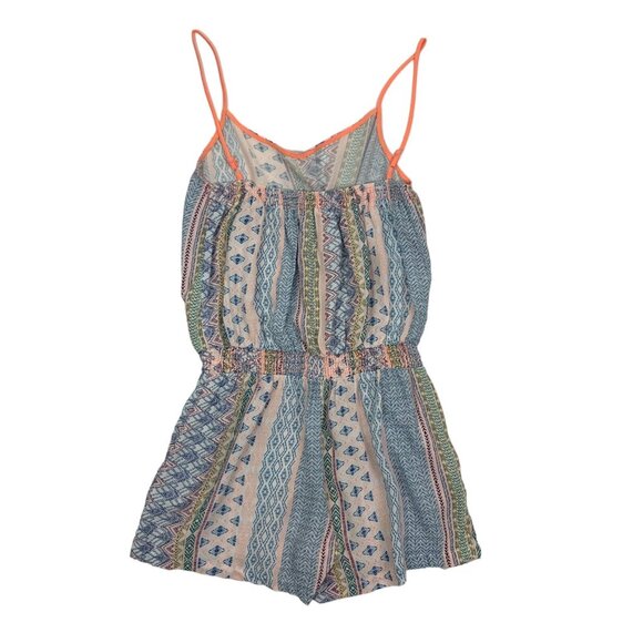 Promod Boutique Romper Small Boho Summer Festival Casual Vacay Sleeveless - Picture 4 of 5